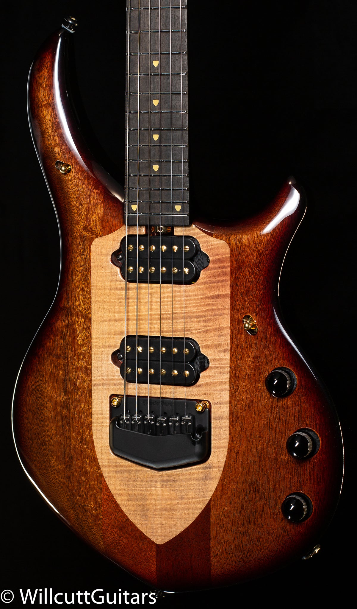 Ernie Ball Music Man Majesty 6 20th Anniversary Honey Butter Burst (144)