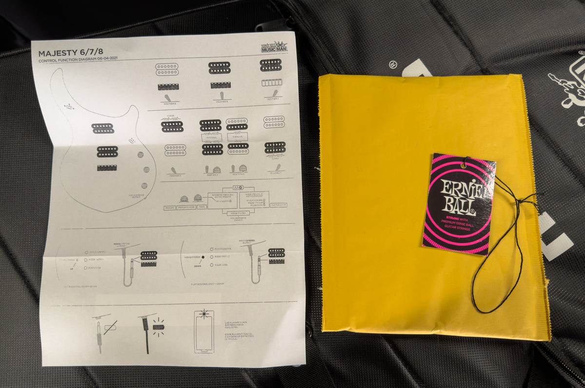 Ernie Ball Music Man Majesty 6 Amaranth Red (949)