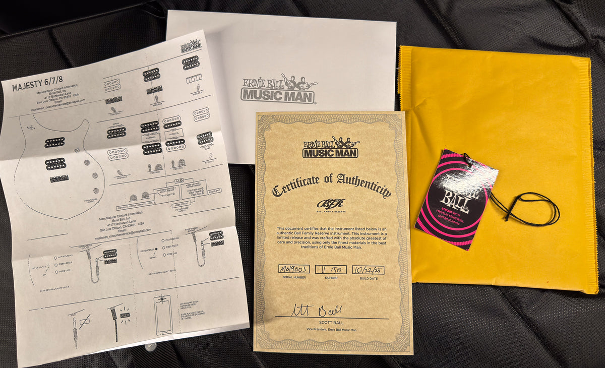 Ernie Ball Music Man BFR Majesty 7 Malachite (003)