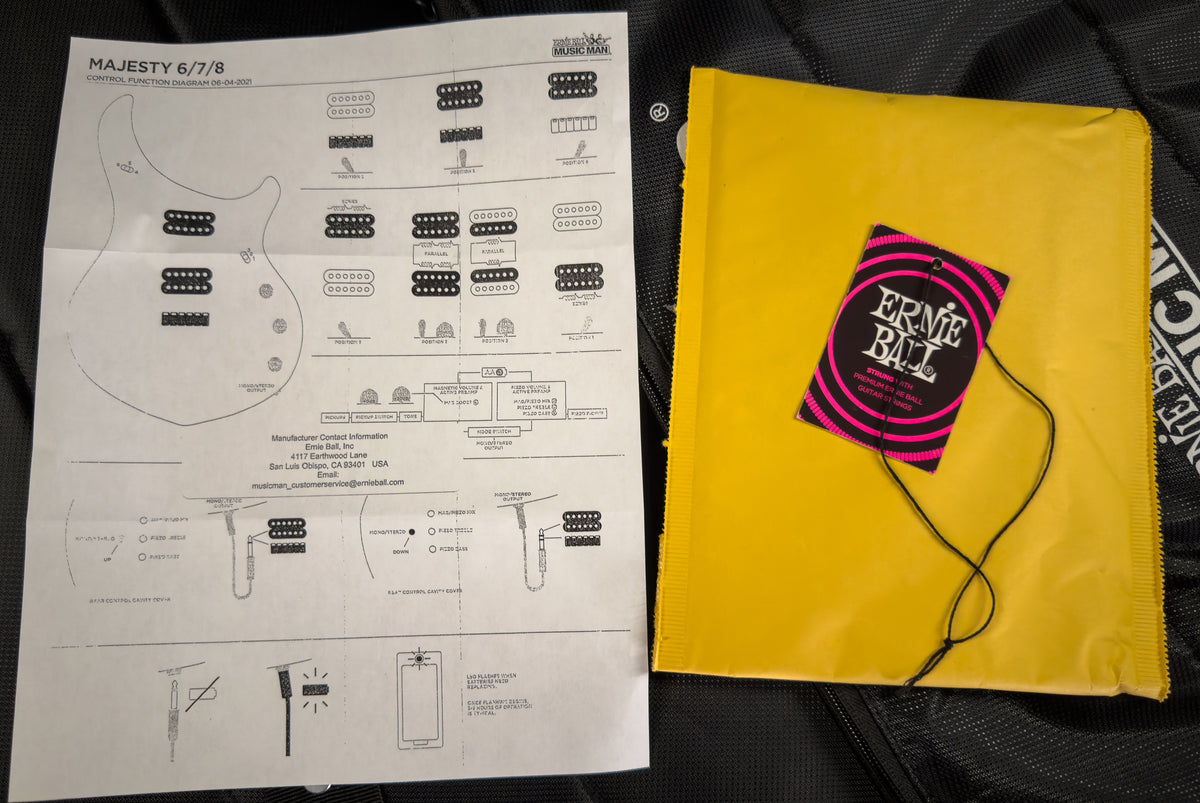 Ernie Ball Music Man Majesty Dark Side (702)