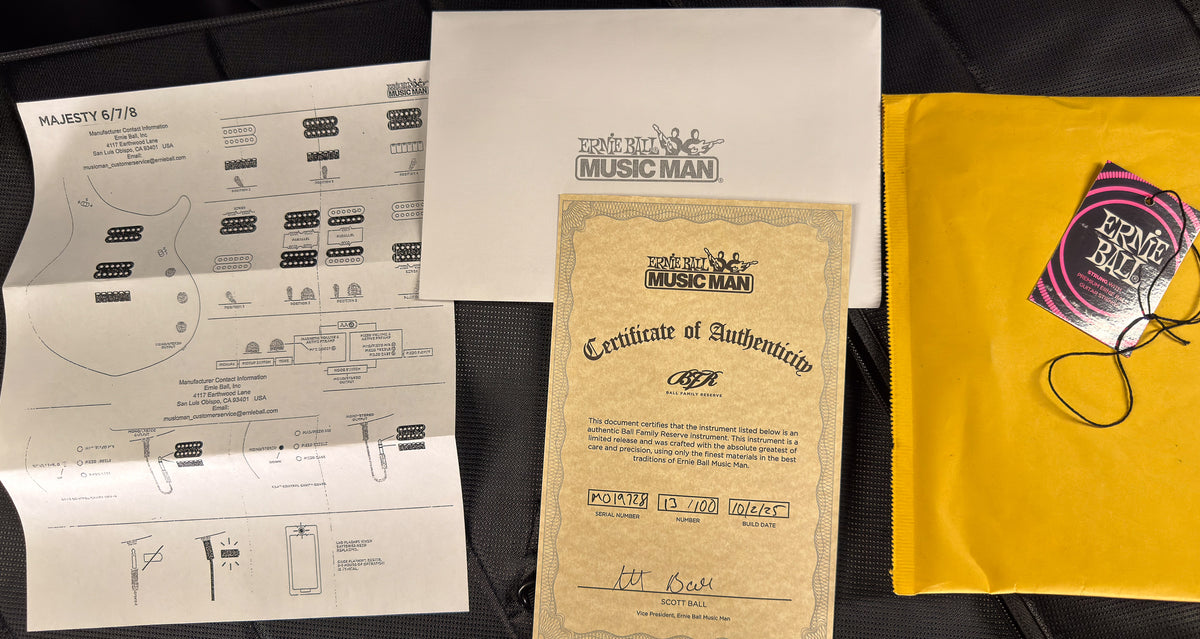 Ernie Ball Music Man BFR Majesty 6 Malachite (728)