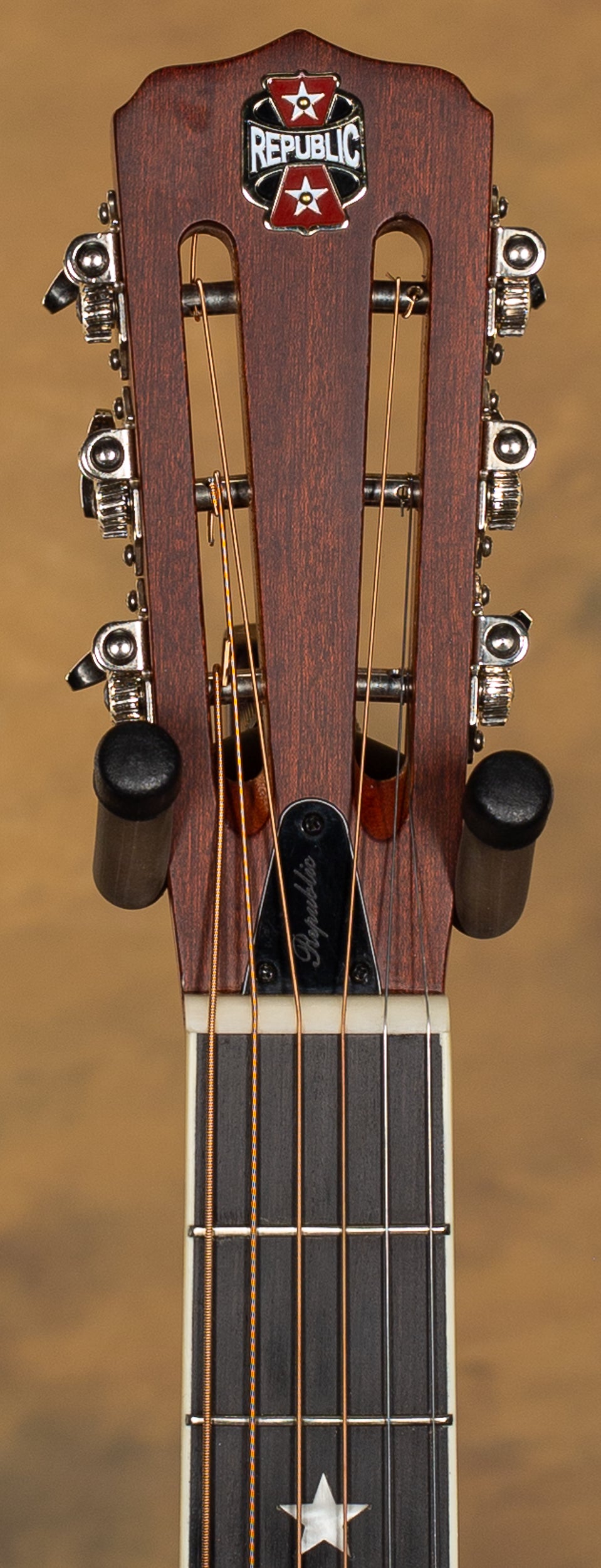 Republic Triolian Mahogany Stain Single Cone Resonator