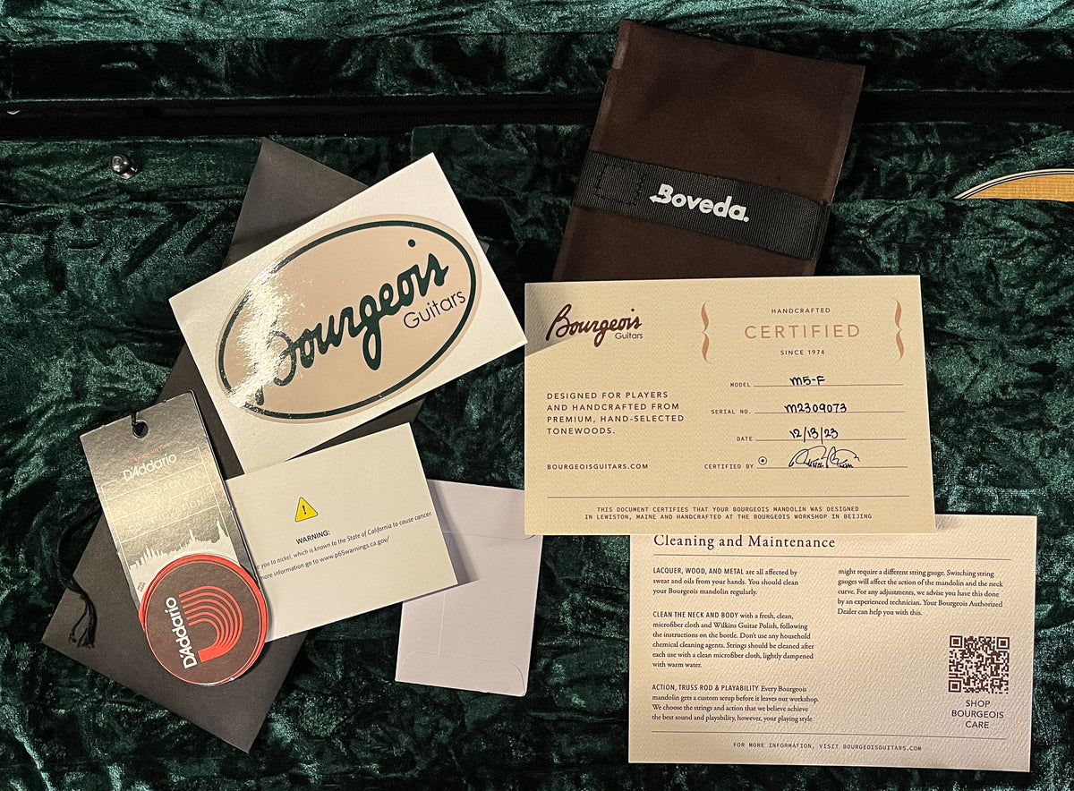 Bourgeois F-Style Mandolin (073)