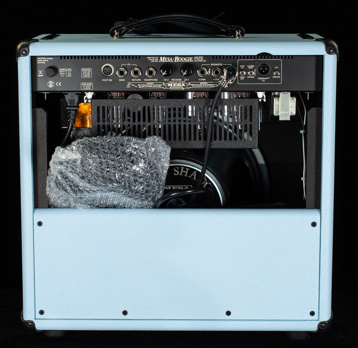 Mesa Boogie Mark Five 35 1x12 Combo Baby Blue Bronco Black Corners