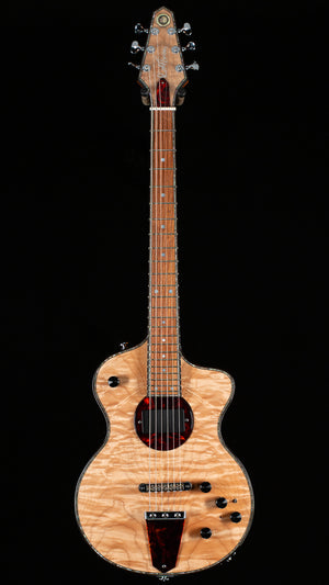 Rick Turner Model 1 Deluxe Featherweight "Legacy One" Natural Quilt (113)