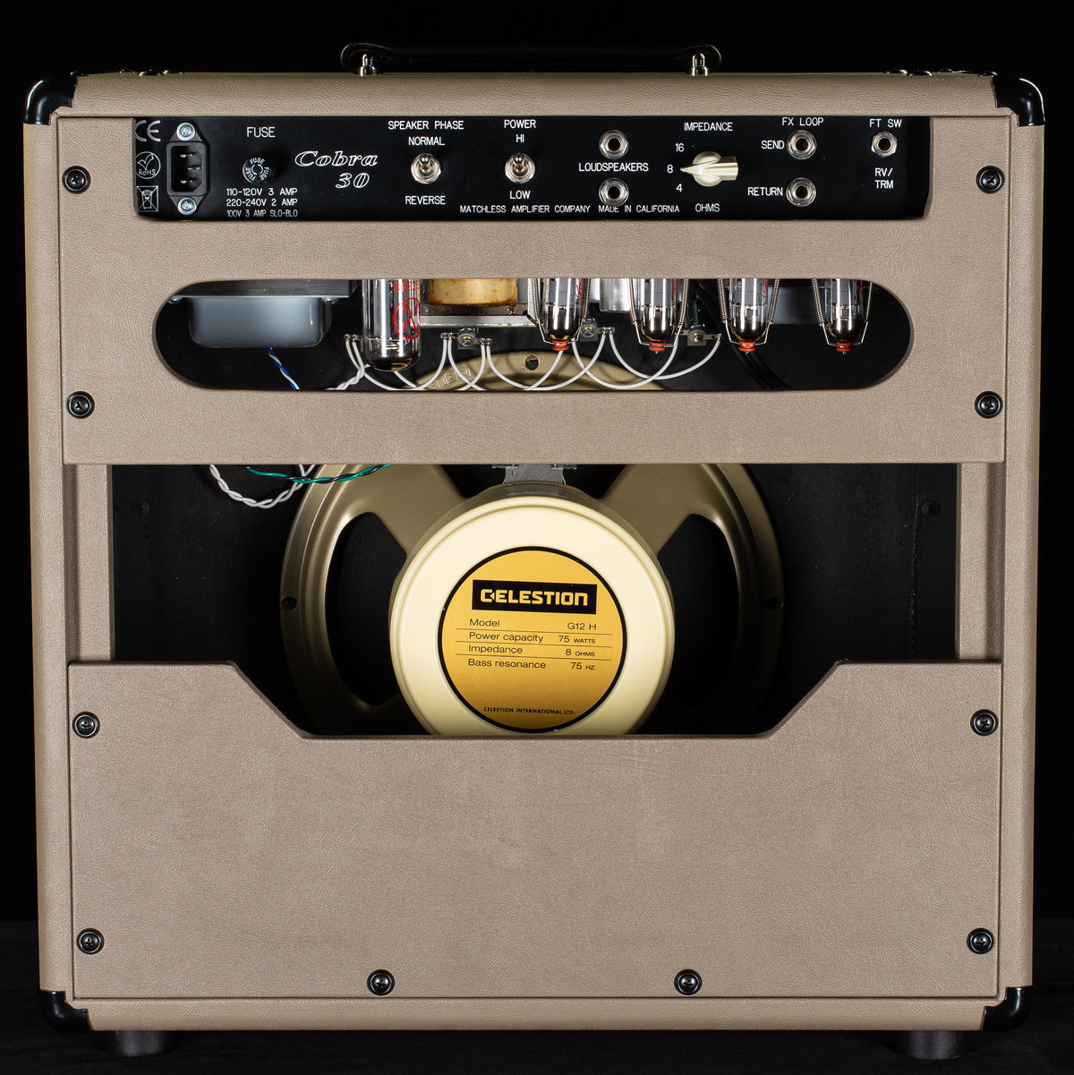 Matchless Cobra 30 112 Combo Cappuccino/Silver Piping (039)