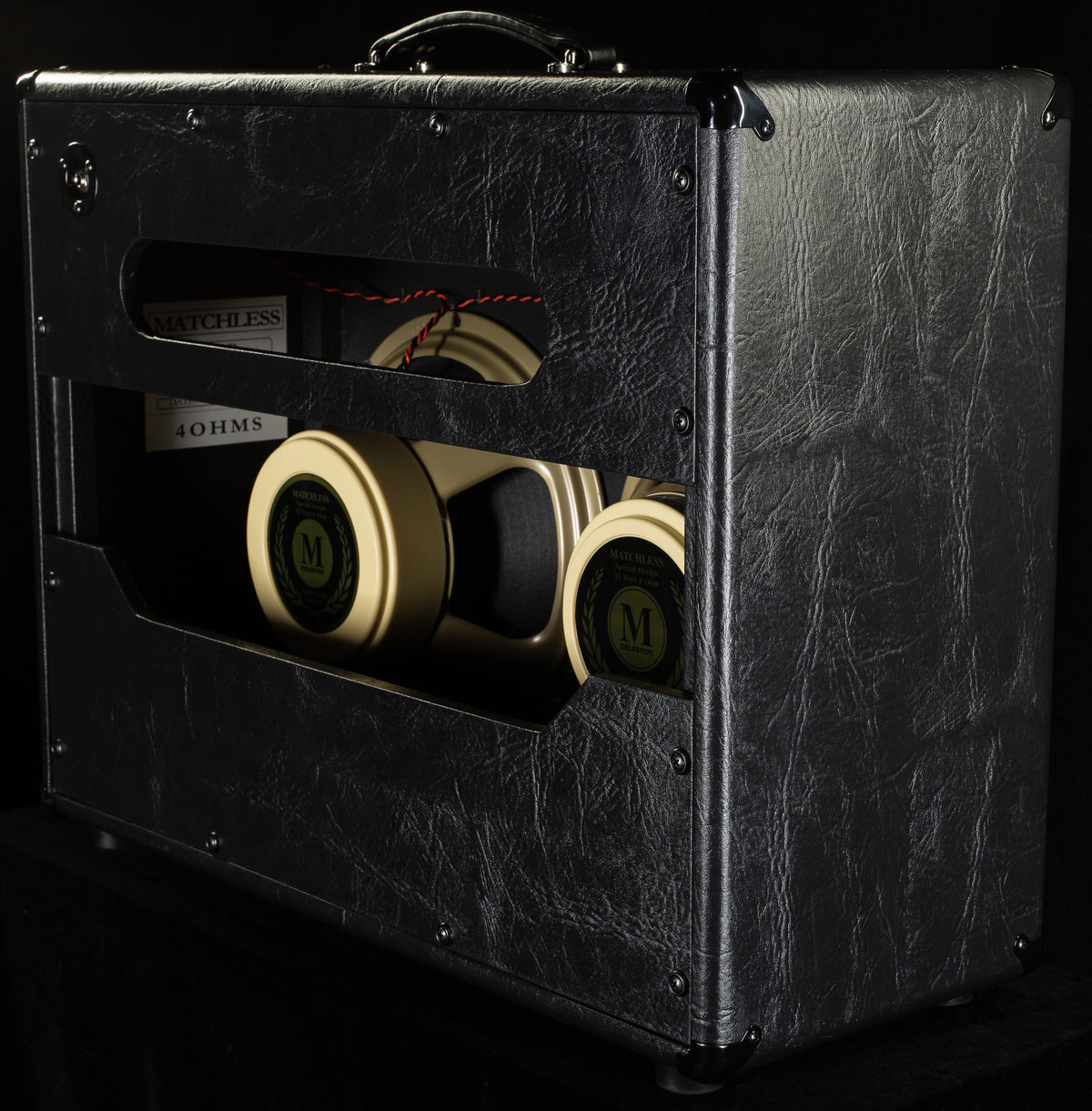 Matchless ESD 212 Cabinet, Black/Silver (524)