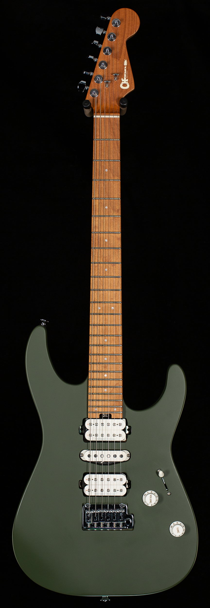Charvel Pro-Mod DK24 HSH 2PT MPL Matte Army Drab New Old Stock (327)