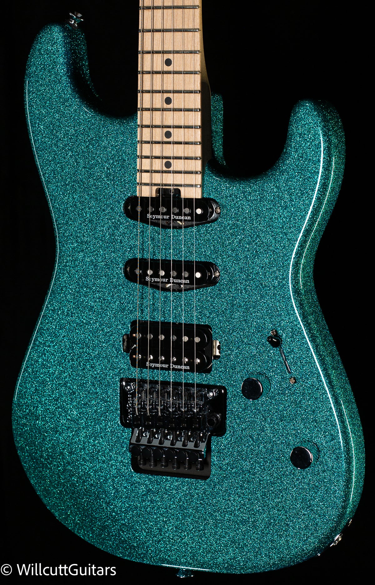 Charvel Pro-Mod San Dimas Style 1 HSS FR M Maple Fingerboard Aqua Flake (570)
