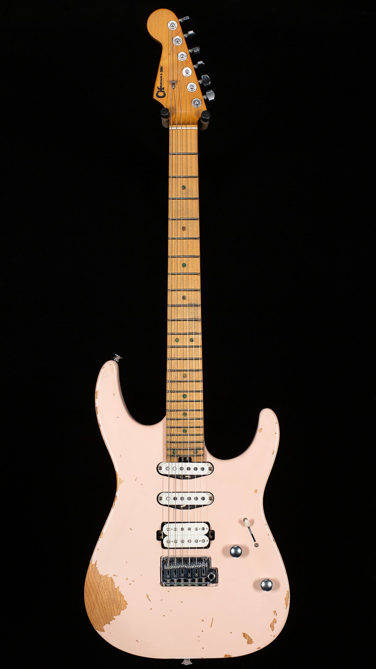Charvel Pro-Mod Signature Rick Graham DK24 2PT MPL Worn Shell Pink (195)