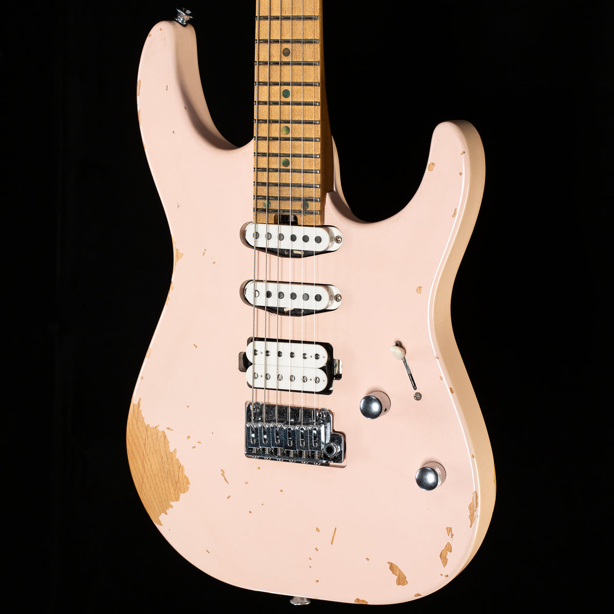 Charvel Pro-Mod Signature Rick Graham DK24 2PT MPL Worn Shell Pink (195)