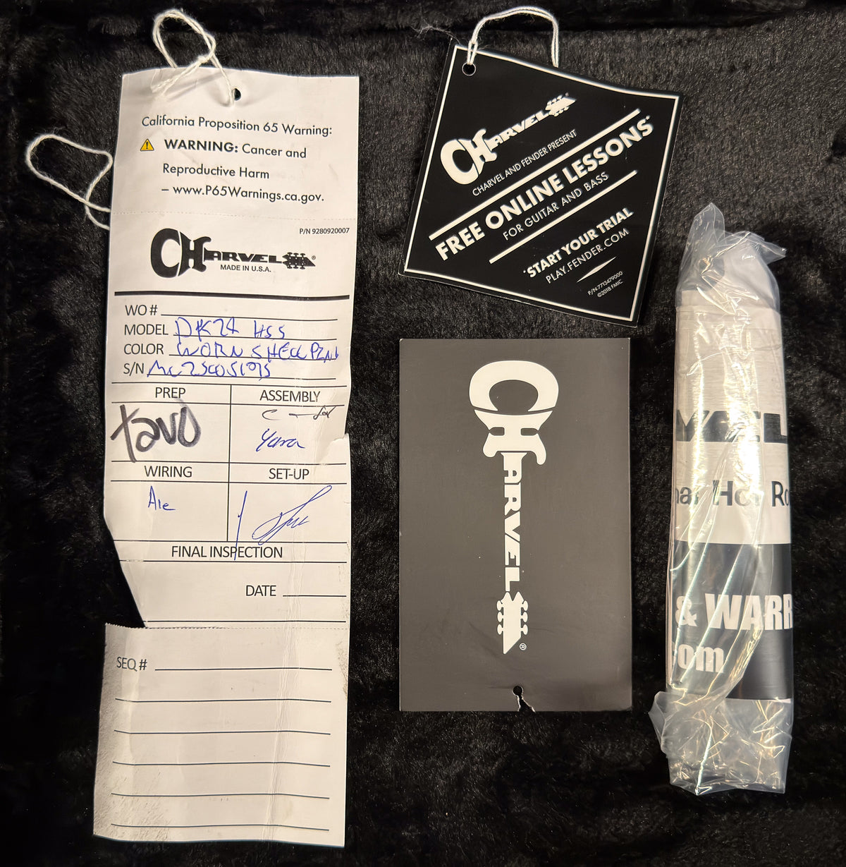 Charvel Pro-Mod Signature Rick Graham DK24 2PT MPL Worn Shell Pink (195)