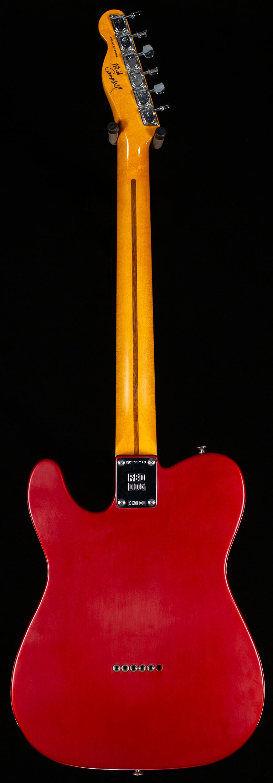 Fender Stories Collection Mike Campbell Red Dog Telecaster, Maple Fingerboard, Red Dog Red (273)