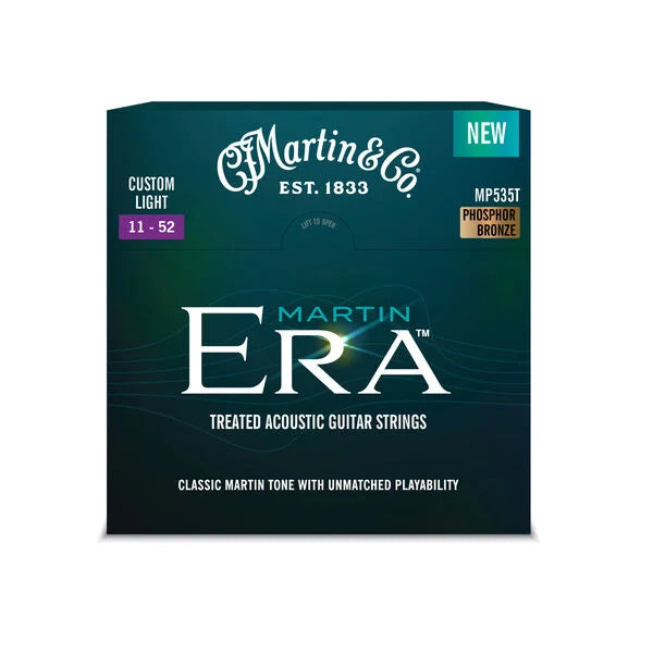Martin Era Premium Treated Strings Custom Light