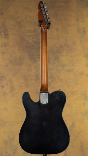 2020 Mule Resophonic Mulecaster Single Cutaway Black