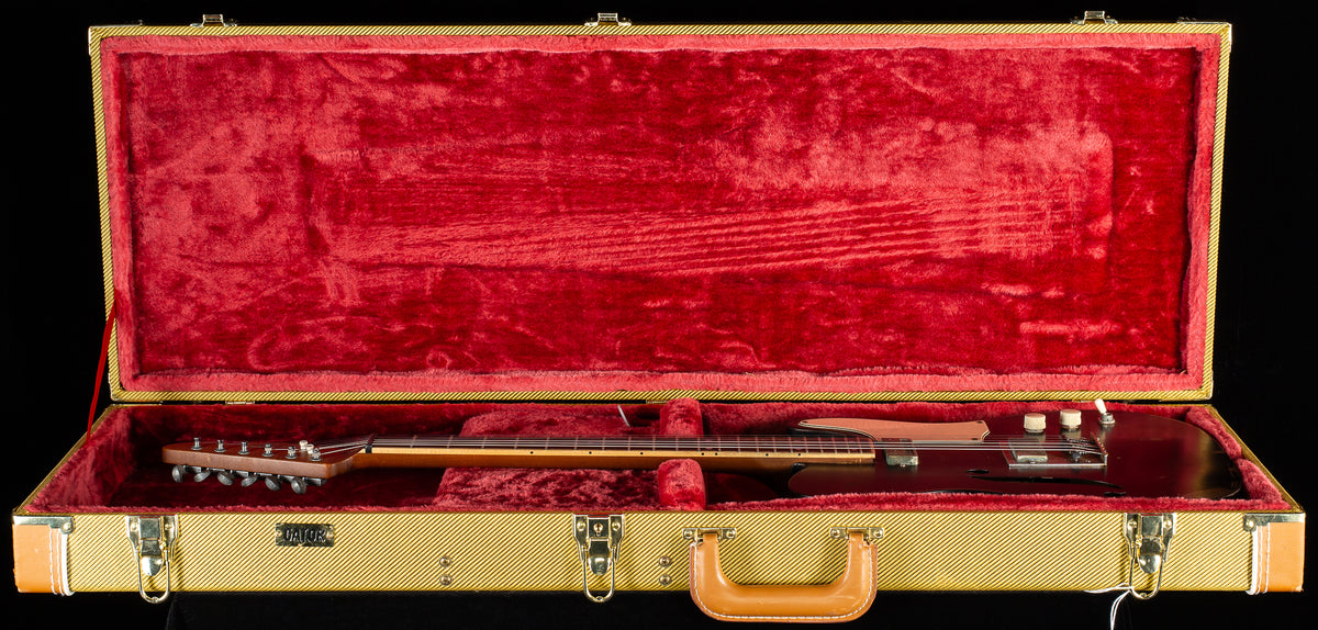 2020 Mule Resophonic Mulecaster Single Cutaway Black