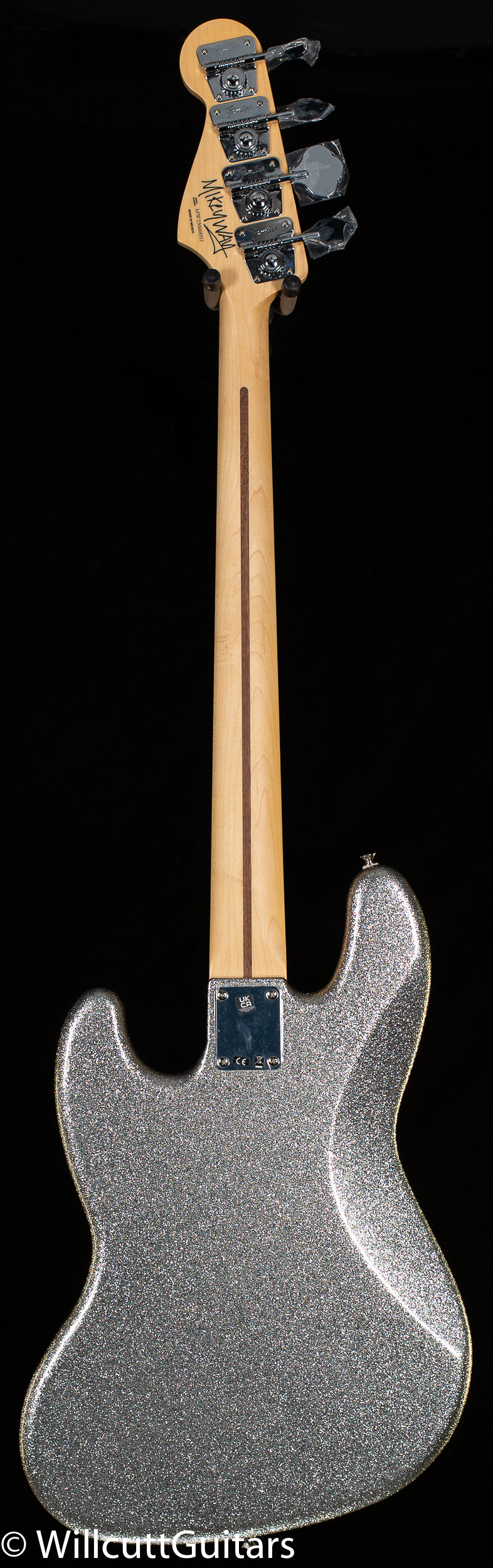 Fender Limited Edition Mikey May Jazz Bass Silver Sparkle (092 