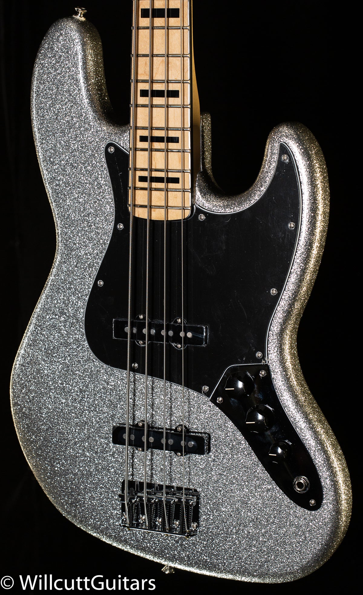 Fender Limited Edition Mikey Way Jazz Bass Silver Sparkle (990)