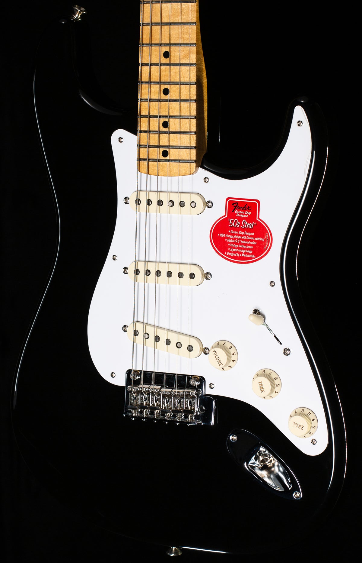 Fender Classic Player '50s Stratocaster Black Maple Fingerboard New Old Stock (569)