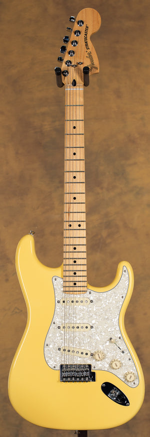 2014 Fender Deluxe Roadhouse Stratocaster Vintage White Maple