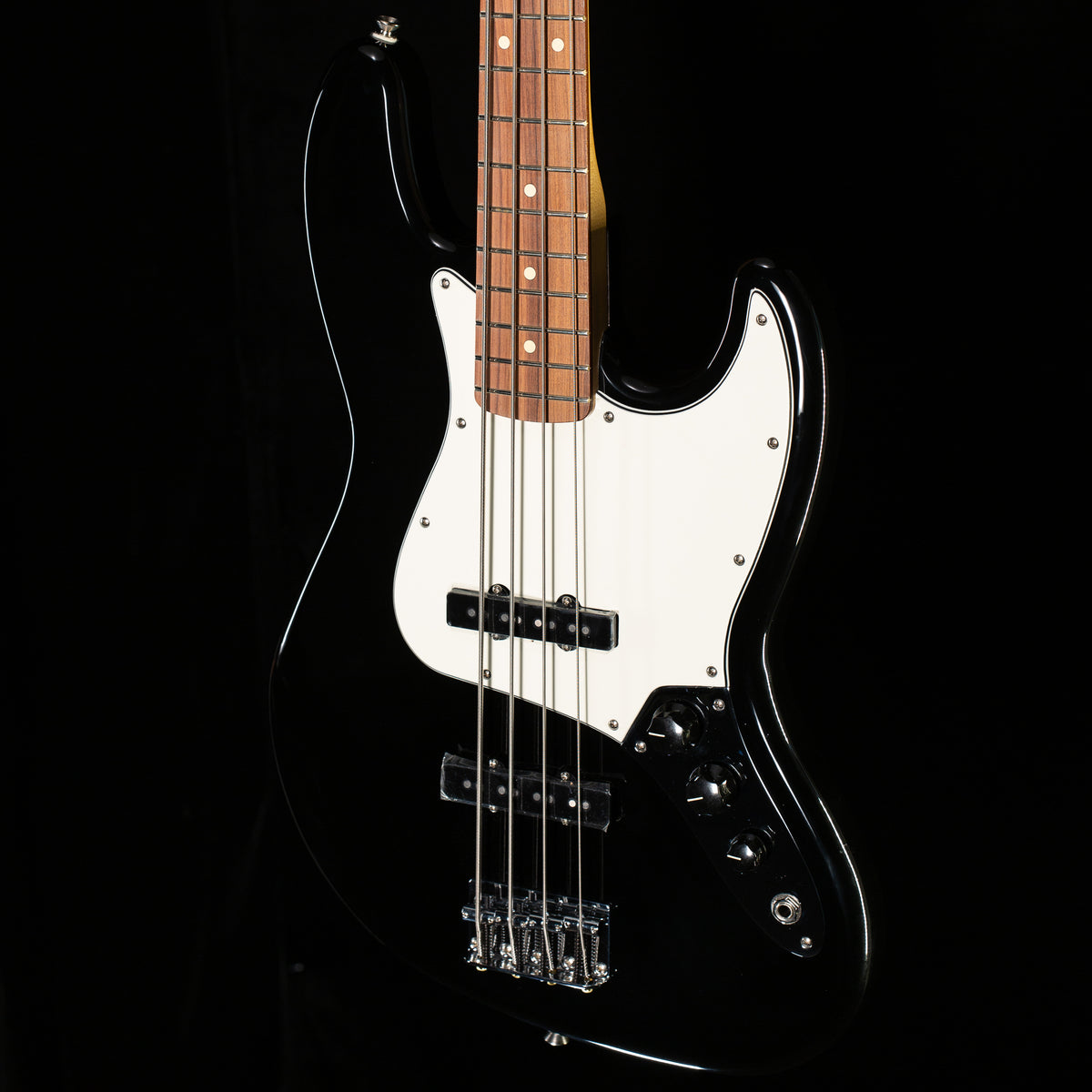 Fender Player Jazz Bass Black Pau Ferro Bass Guitar New Old Stock (114)