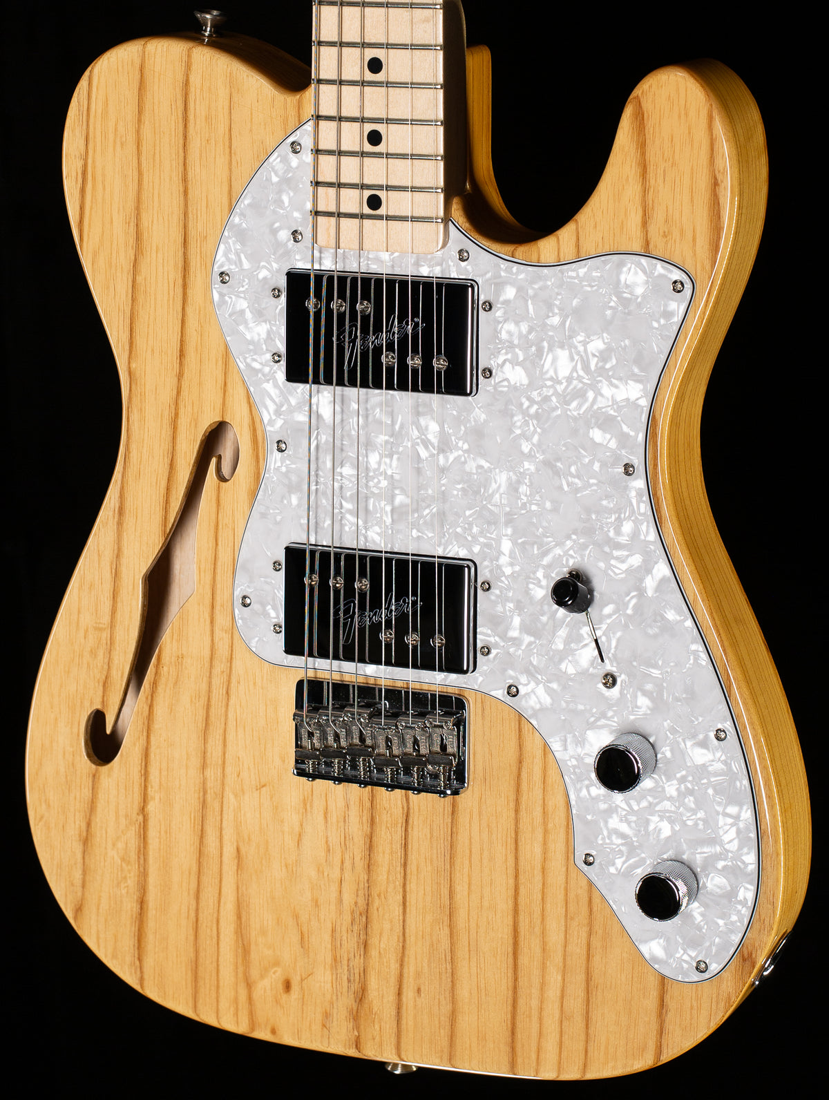 Fender Classic Series &#39;72 Telecaster Thinline Natural Maple Fingerboard New Old Stock (413)