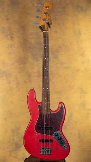 2018 Fender Road Worn 60's Jazz Bass Fiesta Red