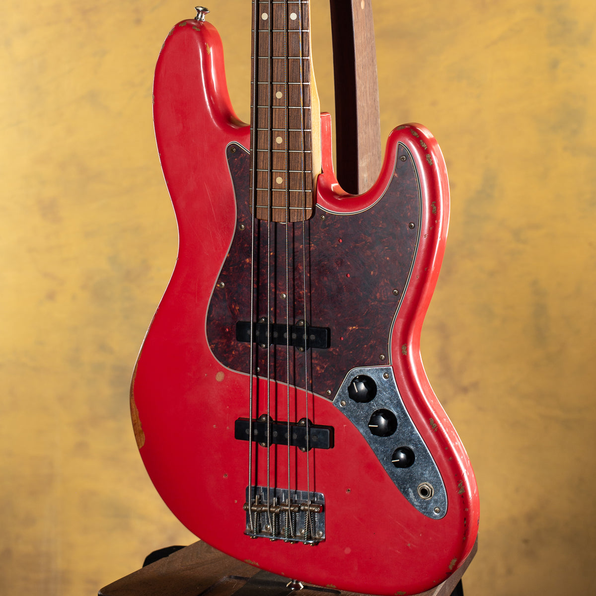 2018 Fender Road Worn 60's Jazz Bass Fiesta Red