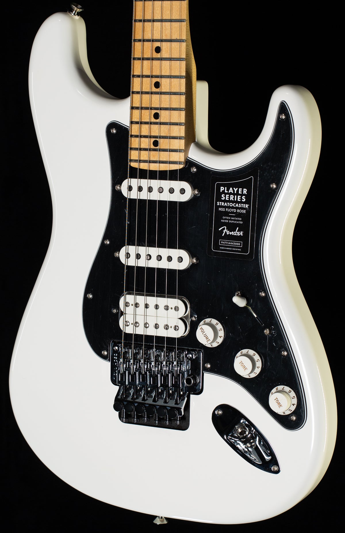 Fender Player Stratocaster with Floyd Rose Maple Fingerboard Polar White (400)