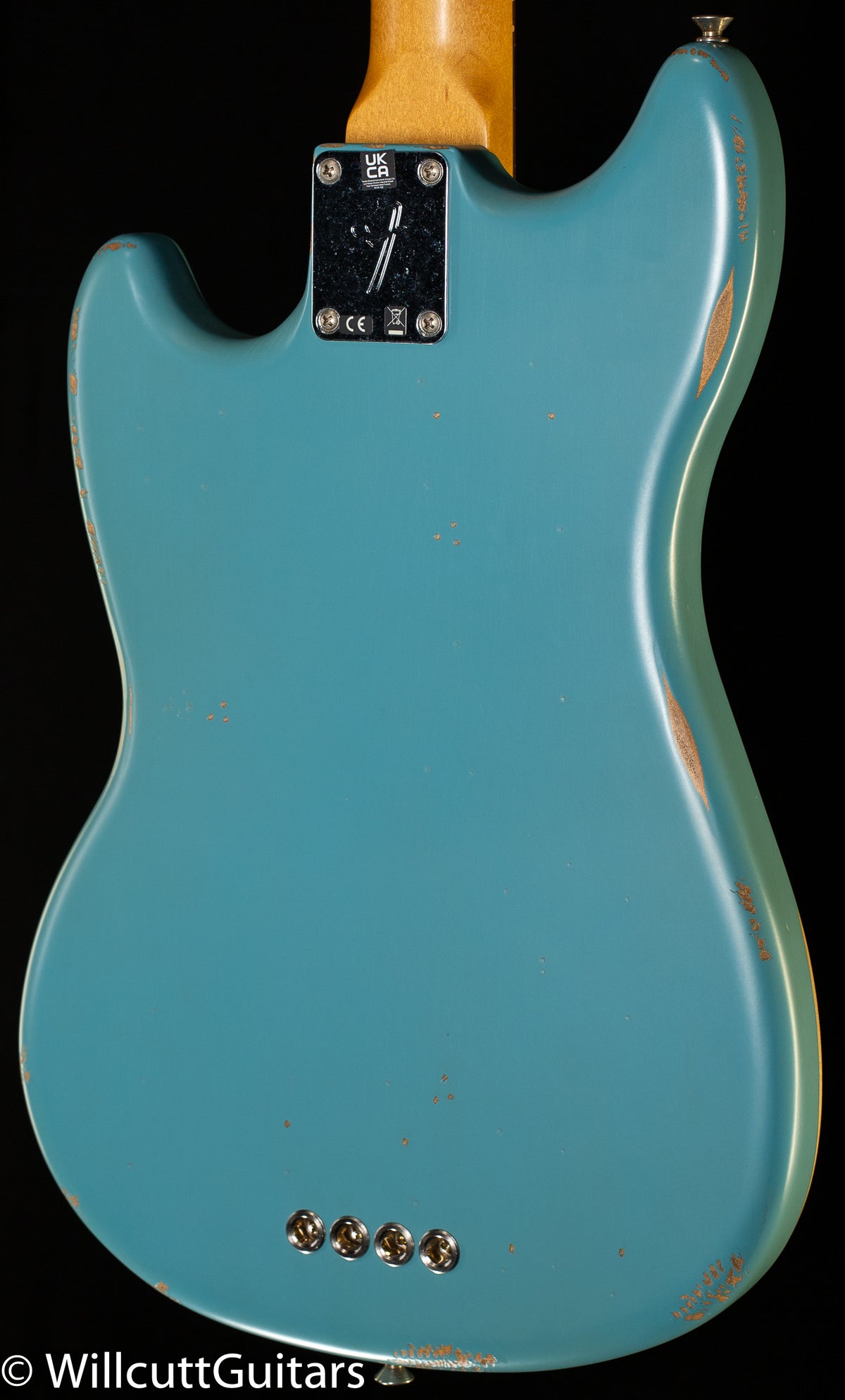 Fender JMJ Road Worn Mustang Bass Rosewood Fingerboard Faded Daphne Blue (569)