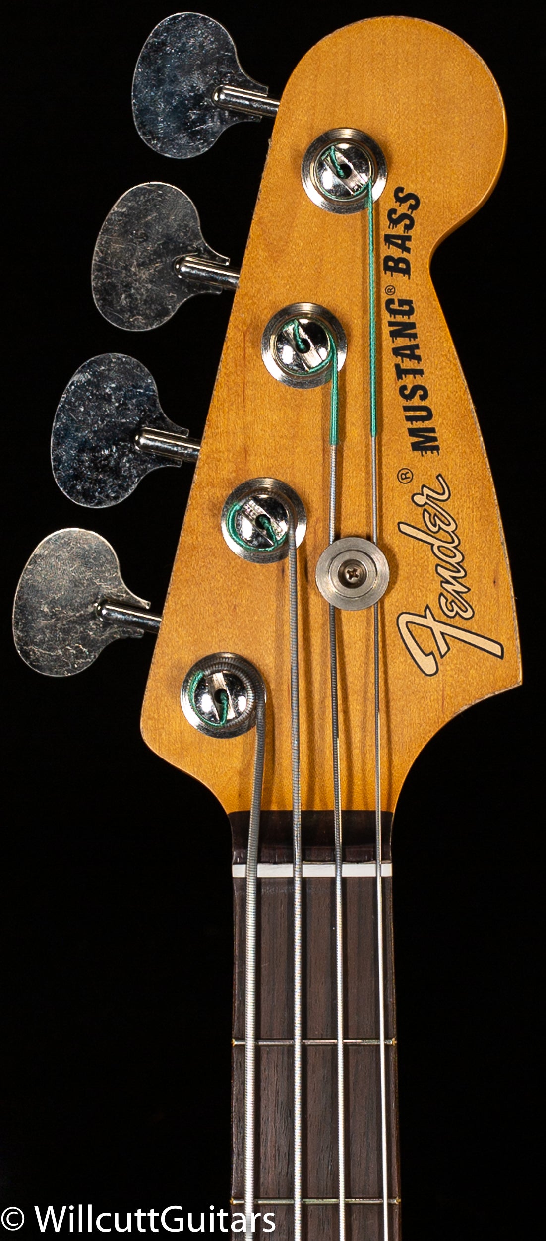 Fender JMJ Road Worn Mustang Bass Rosewood Fingerboard Faded Daphne Blue (575)