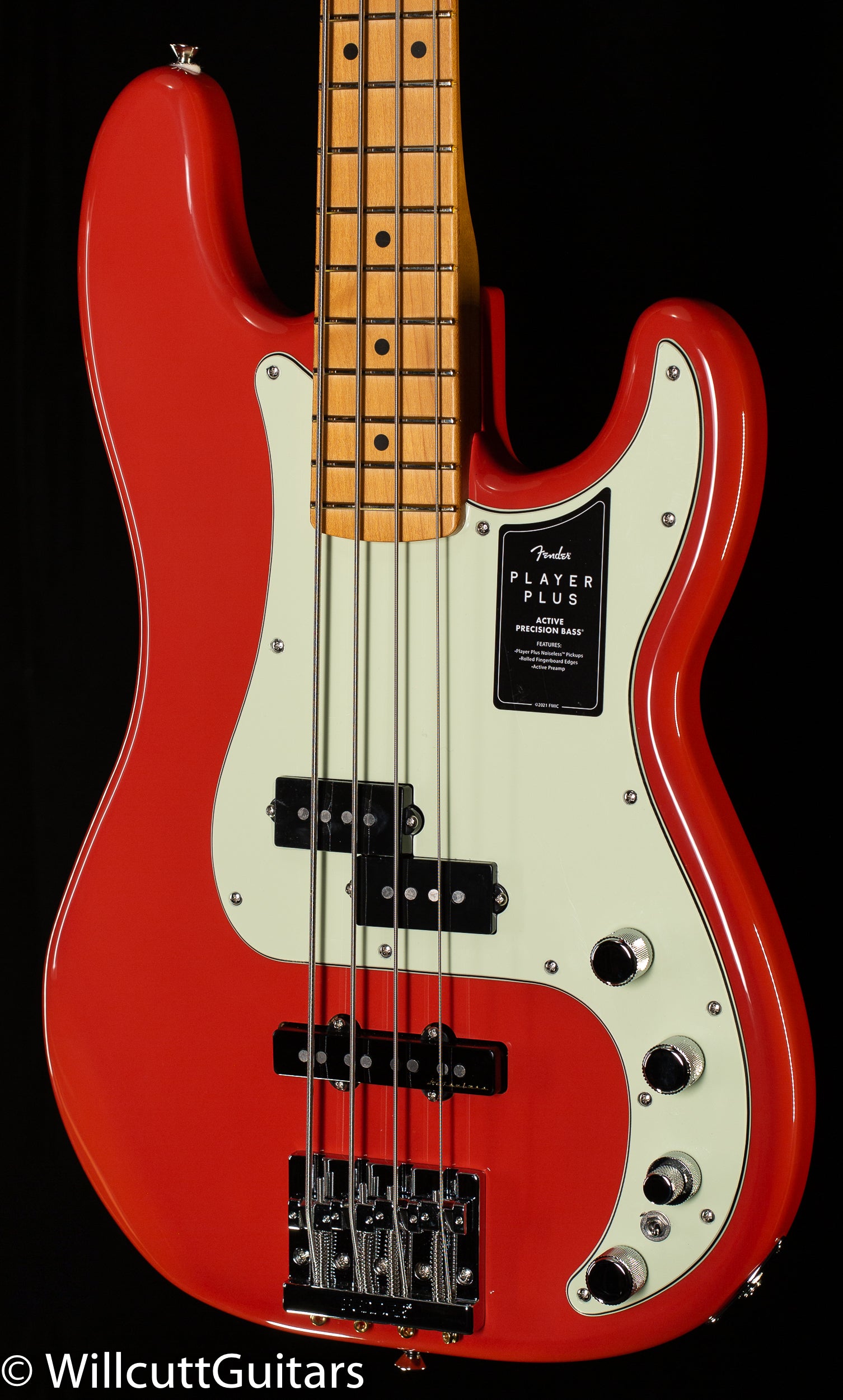 Fender Player Plus Precision Bass Maple Fingerboard Fiesta Red