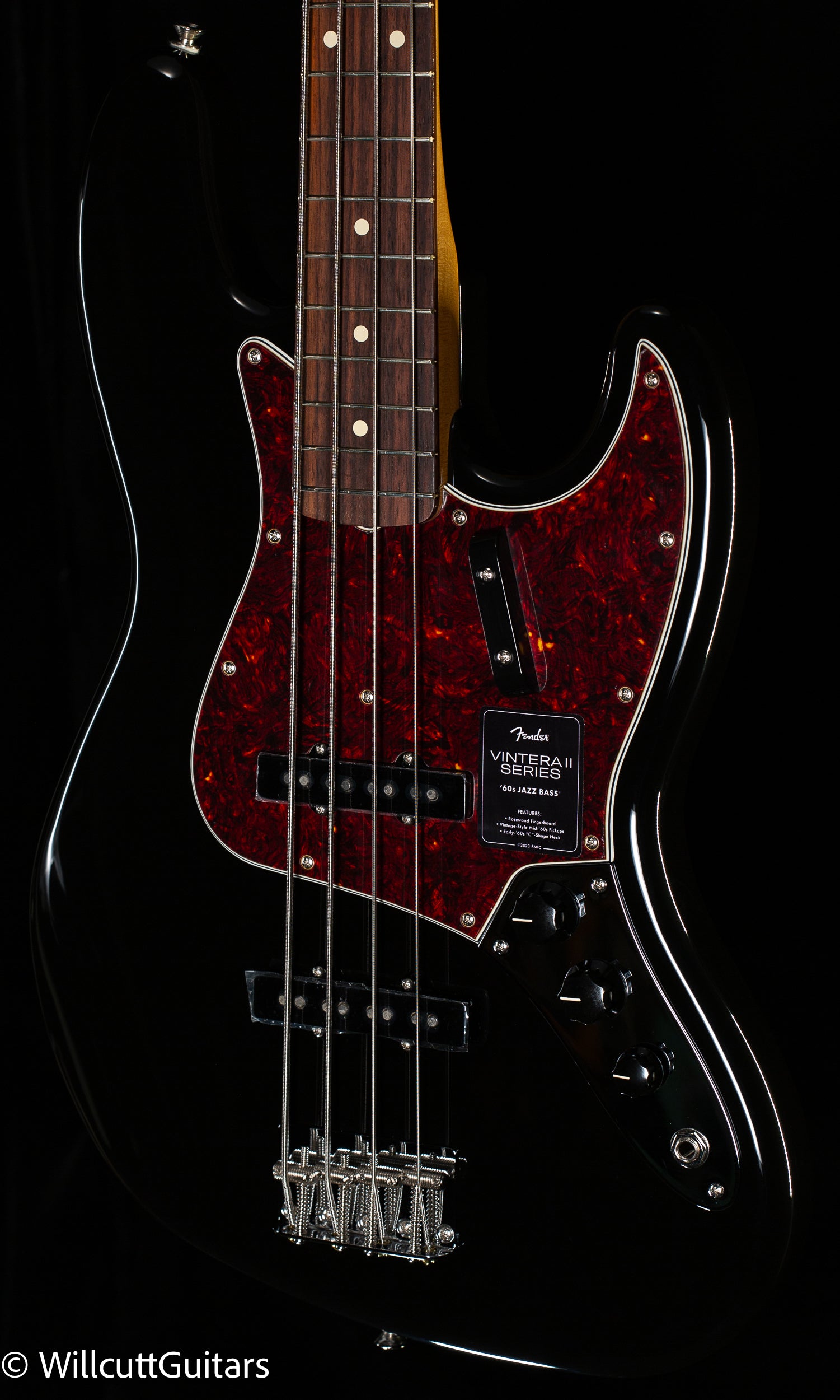 Fender Vintera II '60s Jazz Bass Rosewood Fingerboard Black (360
