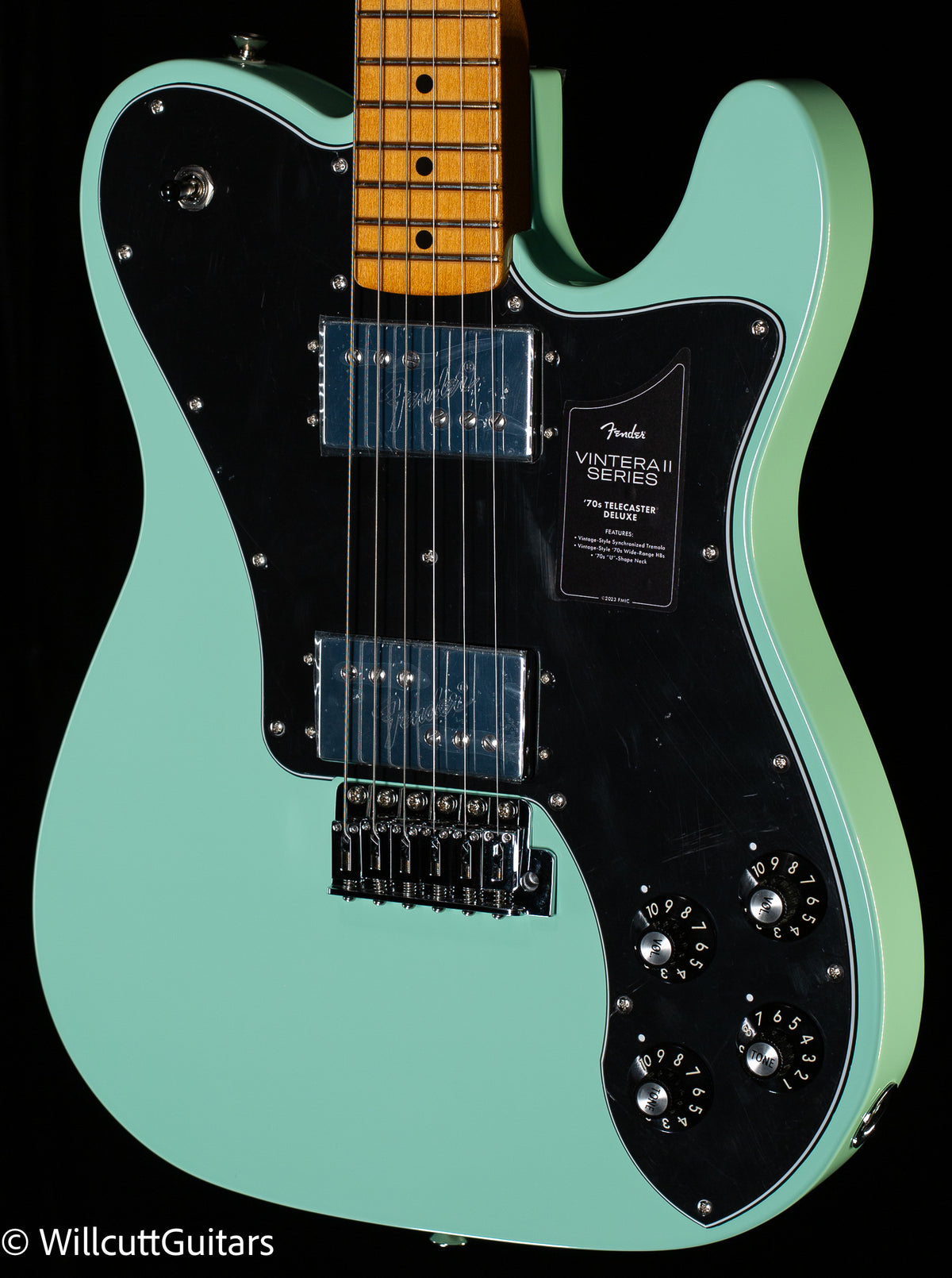Fender Vintera II &#39;70s Telecaster Deluxe with Tremolo, Maple Fingerboard, Surf Green (848)