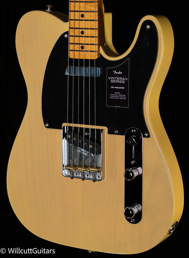 Fender Vintera II '50s Nocaster Maple Fingerboard Blackguard Blonde (056)