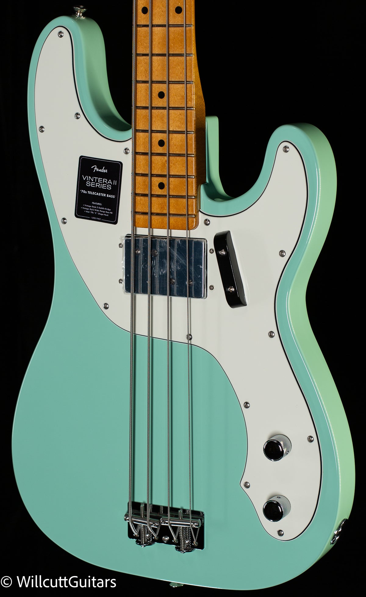 Fender Vintera II &#39;70s Telecaster Bass Maple Fingerboard Surf Green (260)