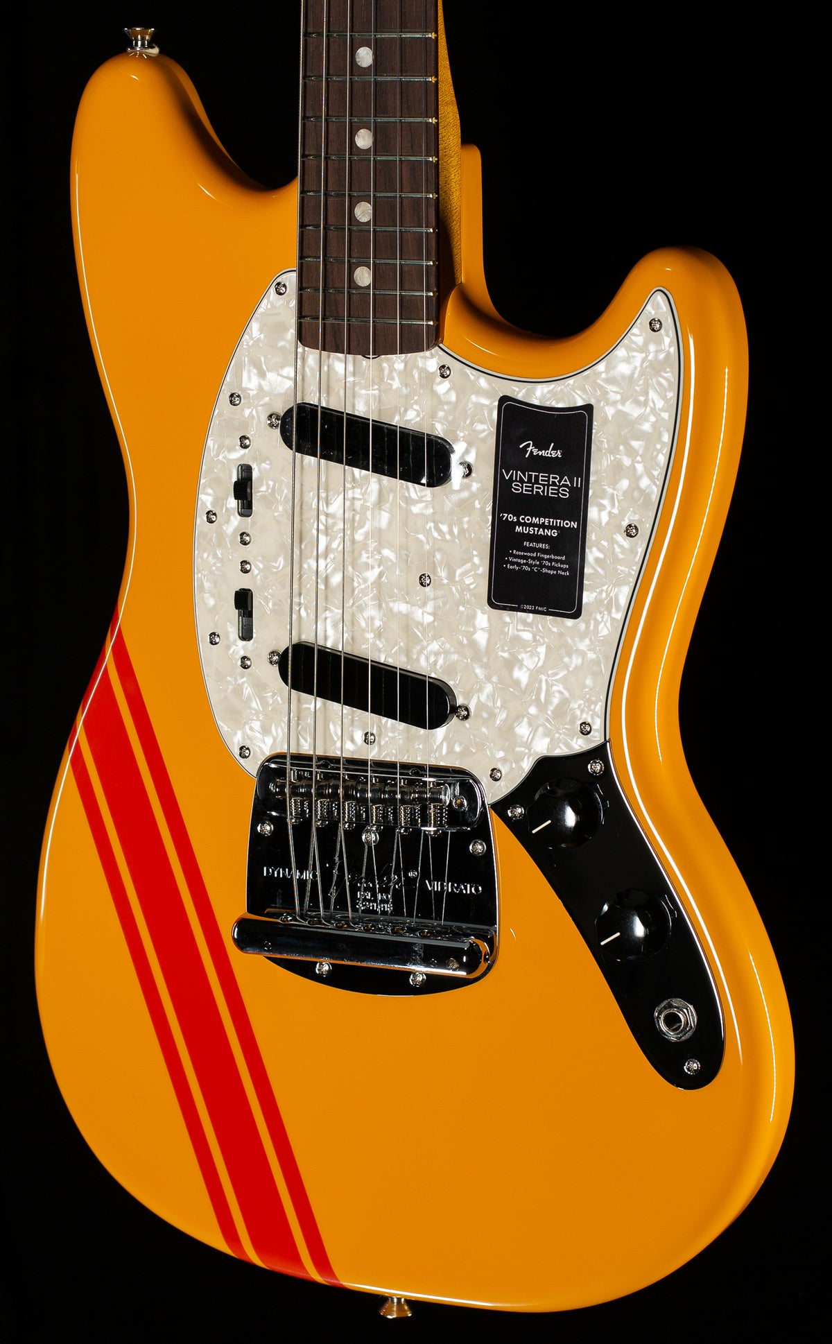 Fender Vintera II '70s Competition Mustang Rosewood Fingerboard Competition Orange (943)