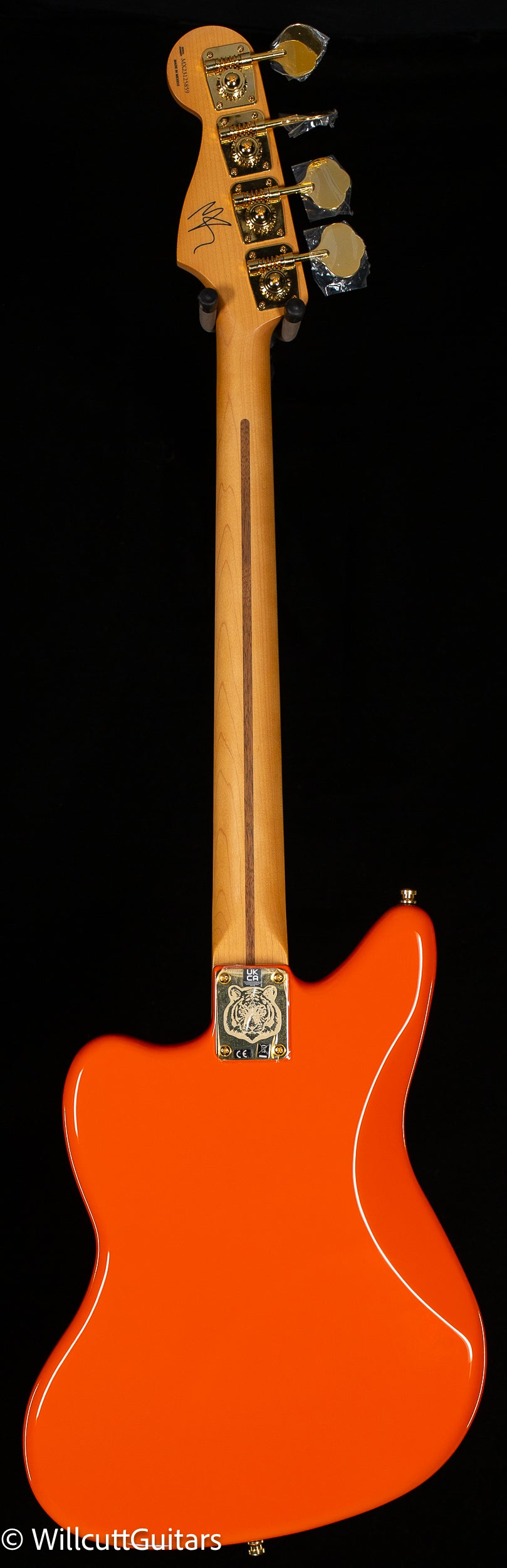 Fender Limited Edition Mike Kerr Jaguar Bass Tiger&#39;s Blood Orange (859)