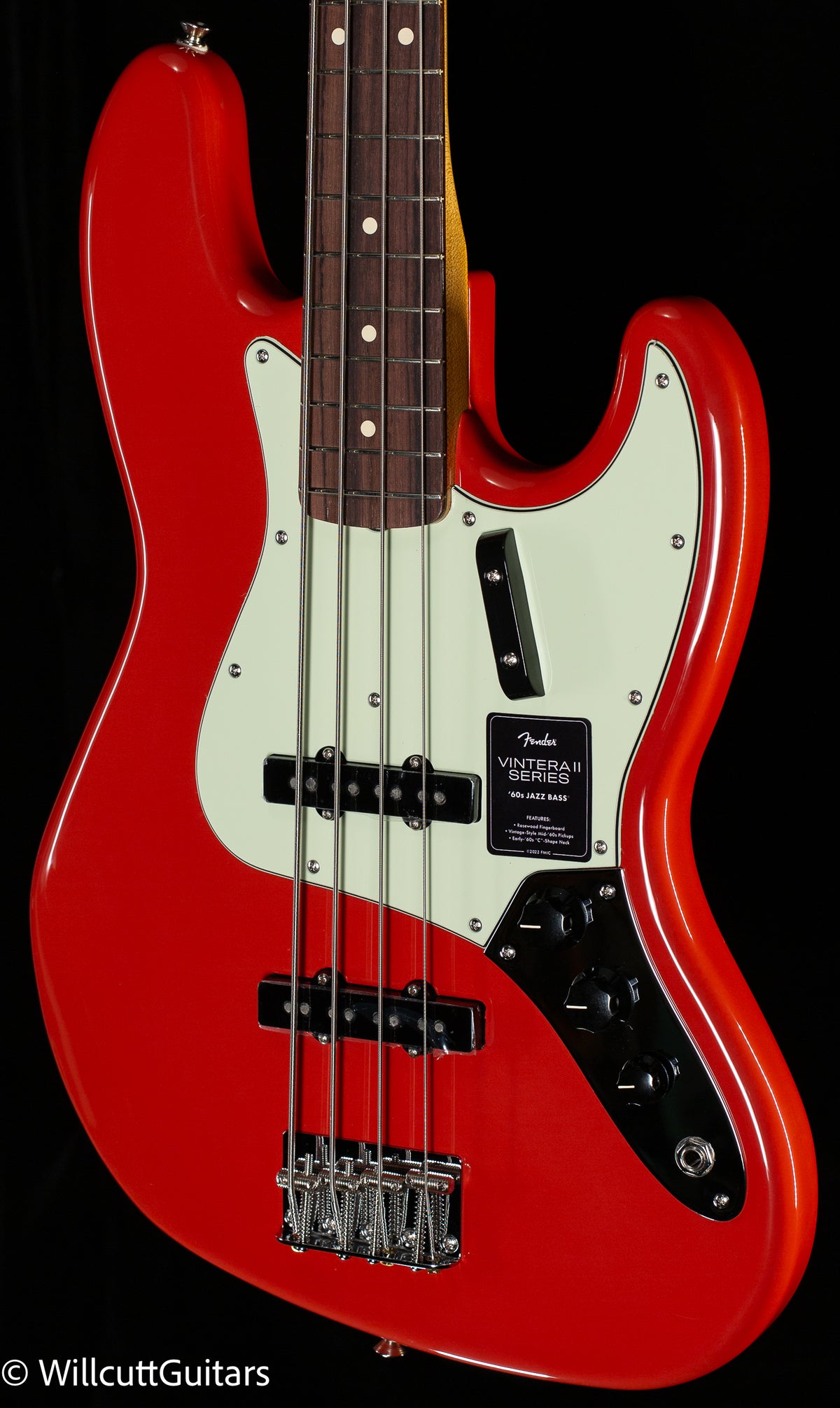 Fender Vintera II &#39;60s Jazz Bass Rosewood Fingerboard Fiesta Red (456)