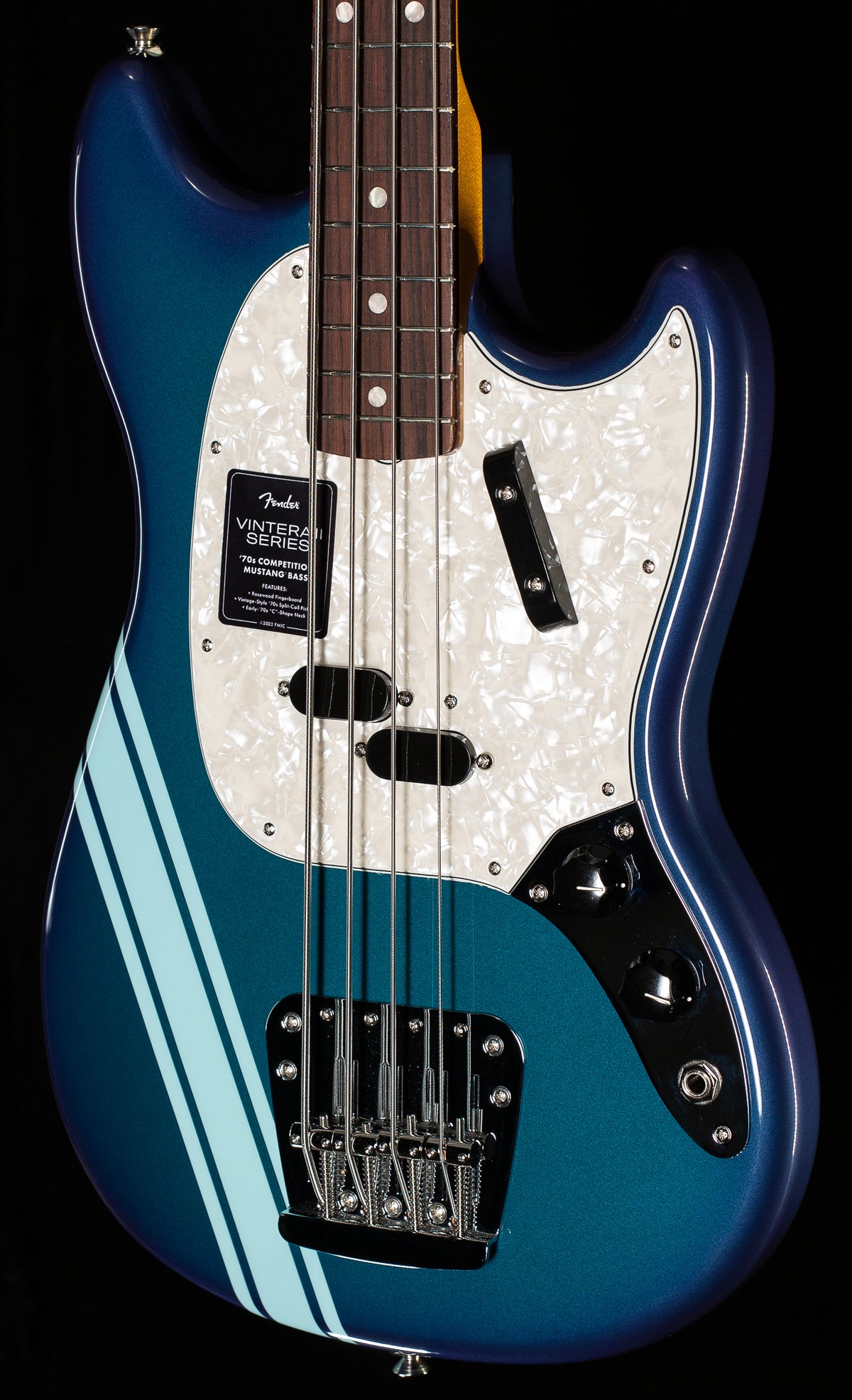 Fender Vintera II '70s Competition Mustang Bass Rosewood Fingerboard Competition Burgundy (202)