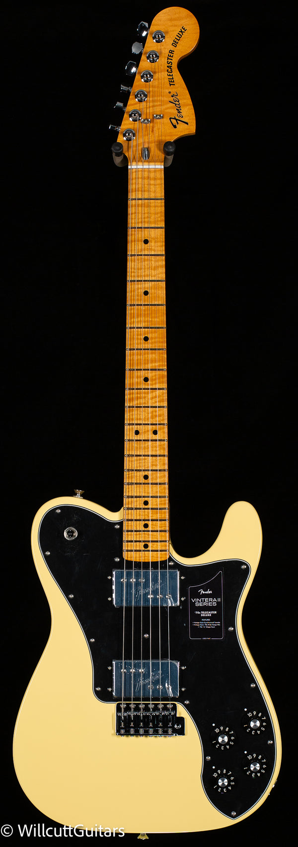 Fender Vintera II '70s Telecaster Deluxe with Tremolo Maple Fingerboard  Vintage White (341)