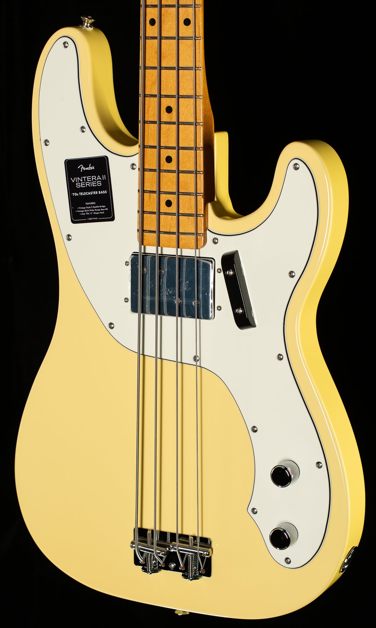 Fender Vintera II '70s Telecaster Bass Maple Fingerboard Vintage White (096)