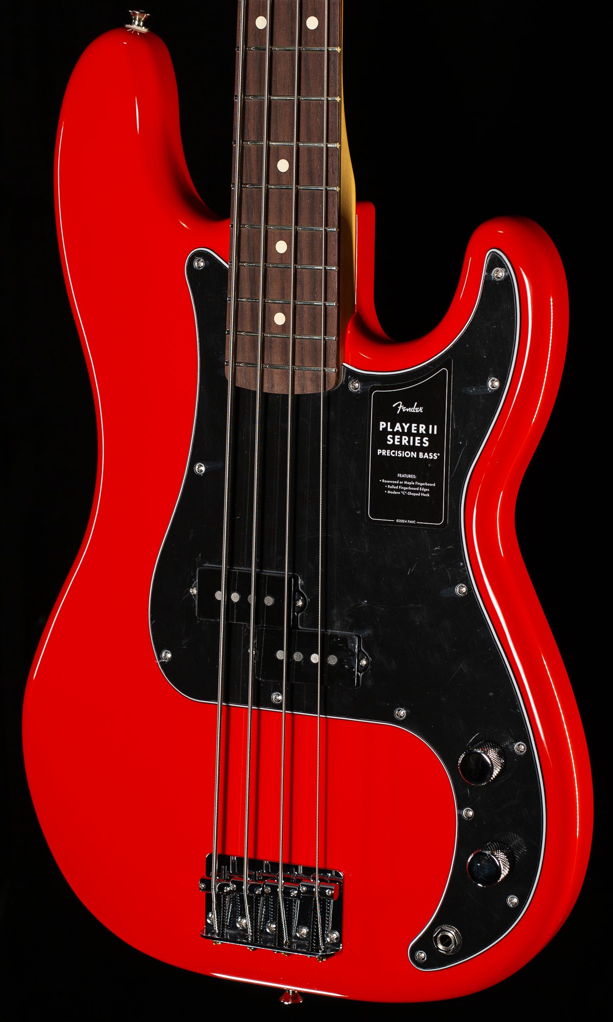 Fender Player II Precision Bass Rosewood Fingerboard Coral Red (987)