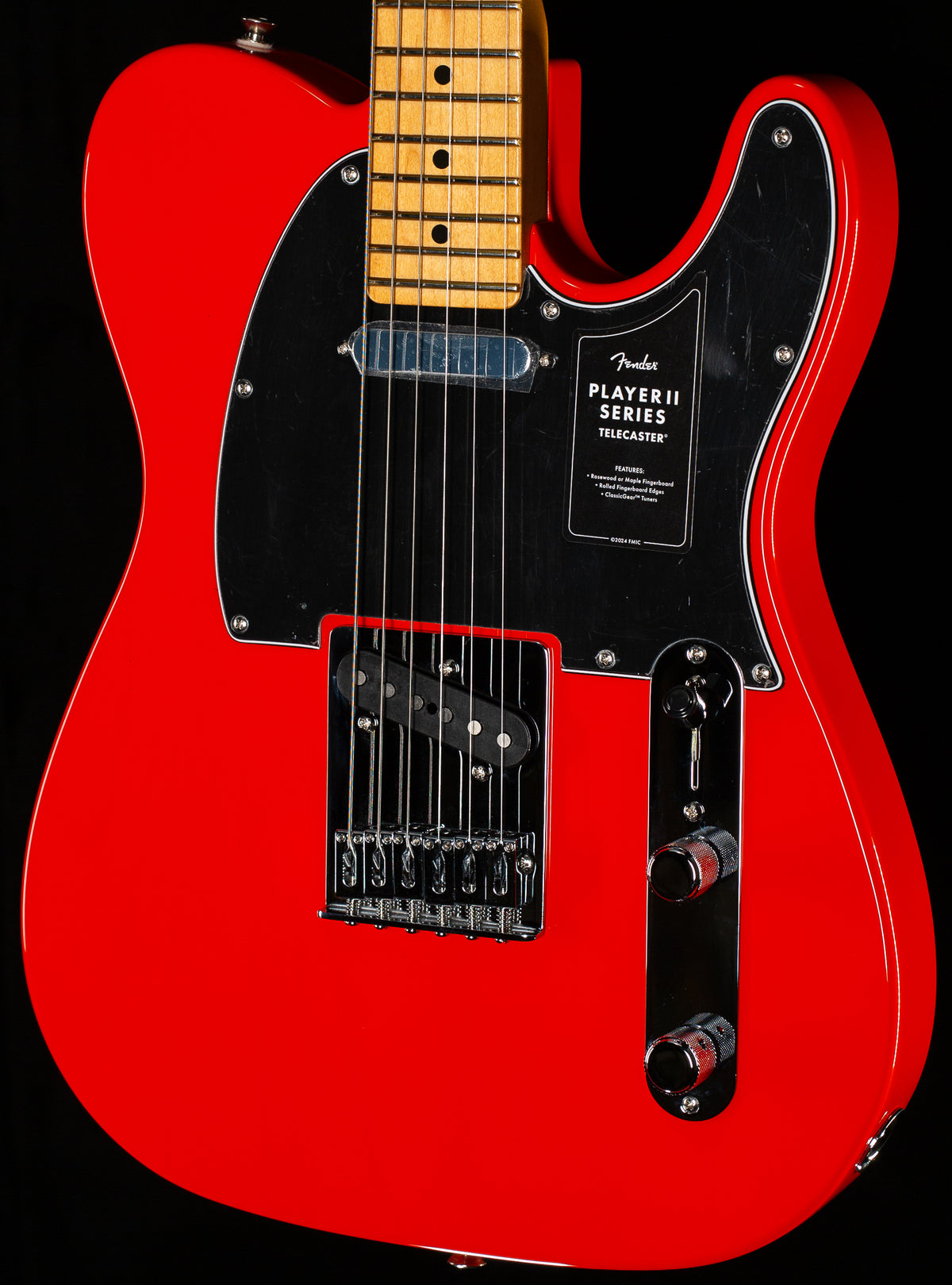 Fender Player II Telecaster Maple Fingerboard Coral Red (068)