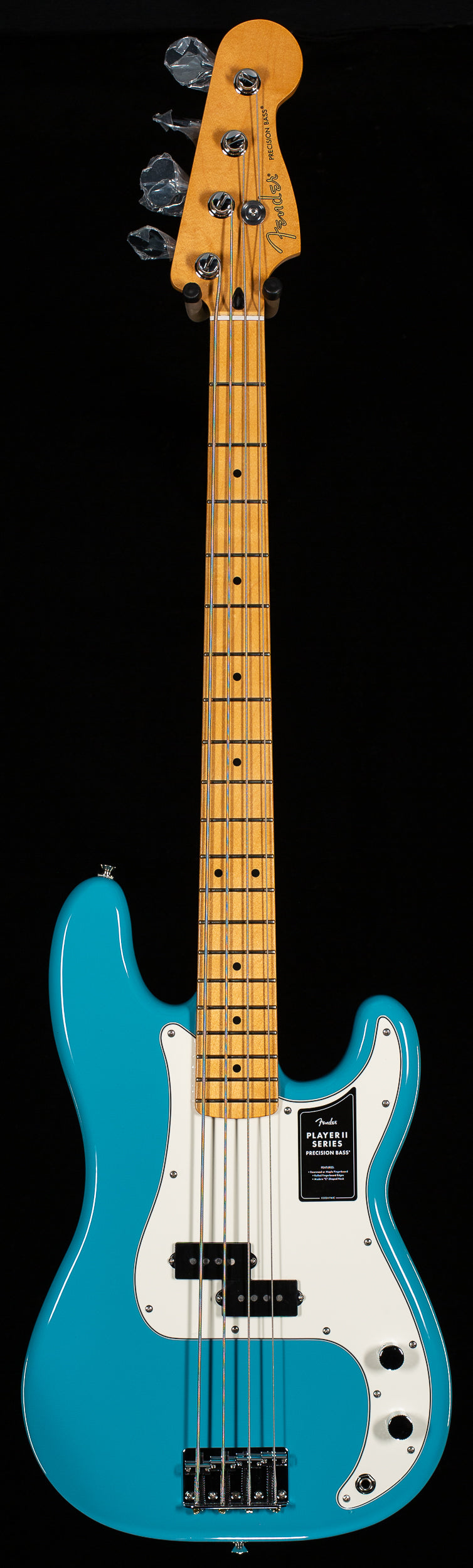 Fender Player II Precision Bass Maple Fingerboard Aquatone Blue (092) -  Willcutt Guitars