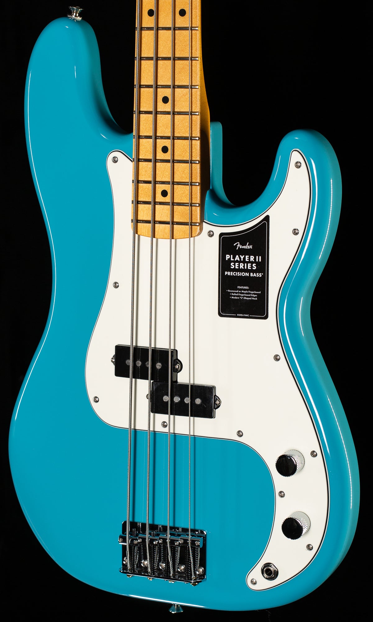 Fender Player II Precision Bass Maple Fingerboard Aquatone Blue (092)