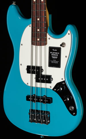 Fender Player II Mustang Bass PJ Rosewood Fingerboard Aquatone Blue (544)