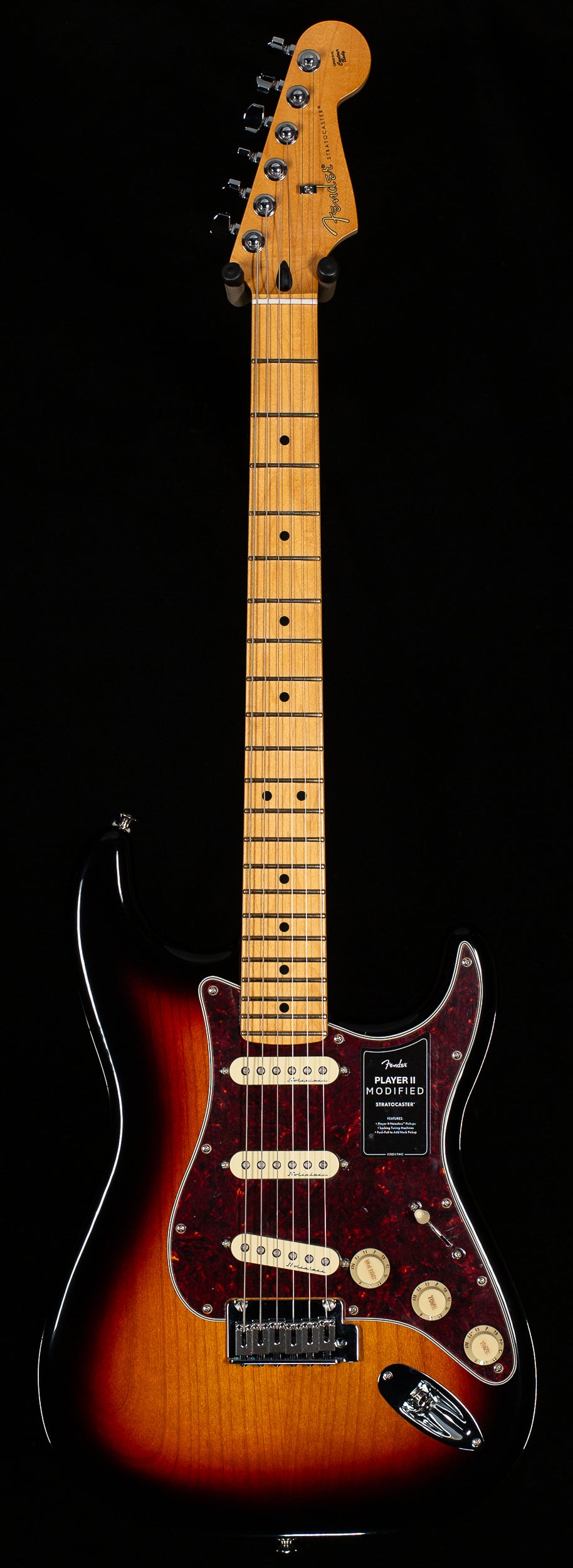 Fender Player II Modified Stratocaster Maple Fingerboard 3 Tone Sunburst (372)