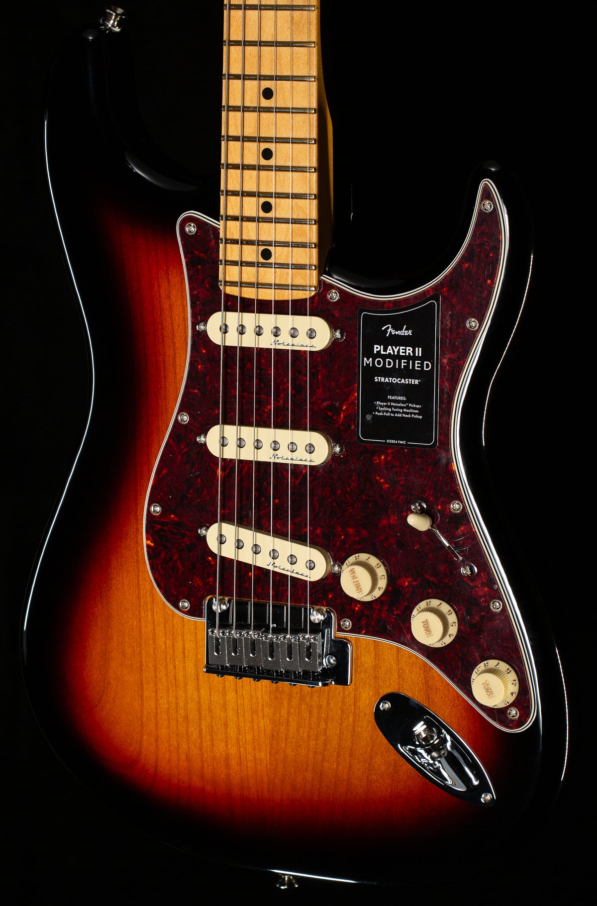 Fender Player II Modified Stratocaster Maple Fingerboard 3 Tone Sunburst (372)