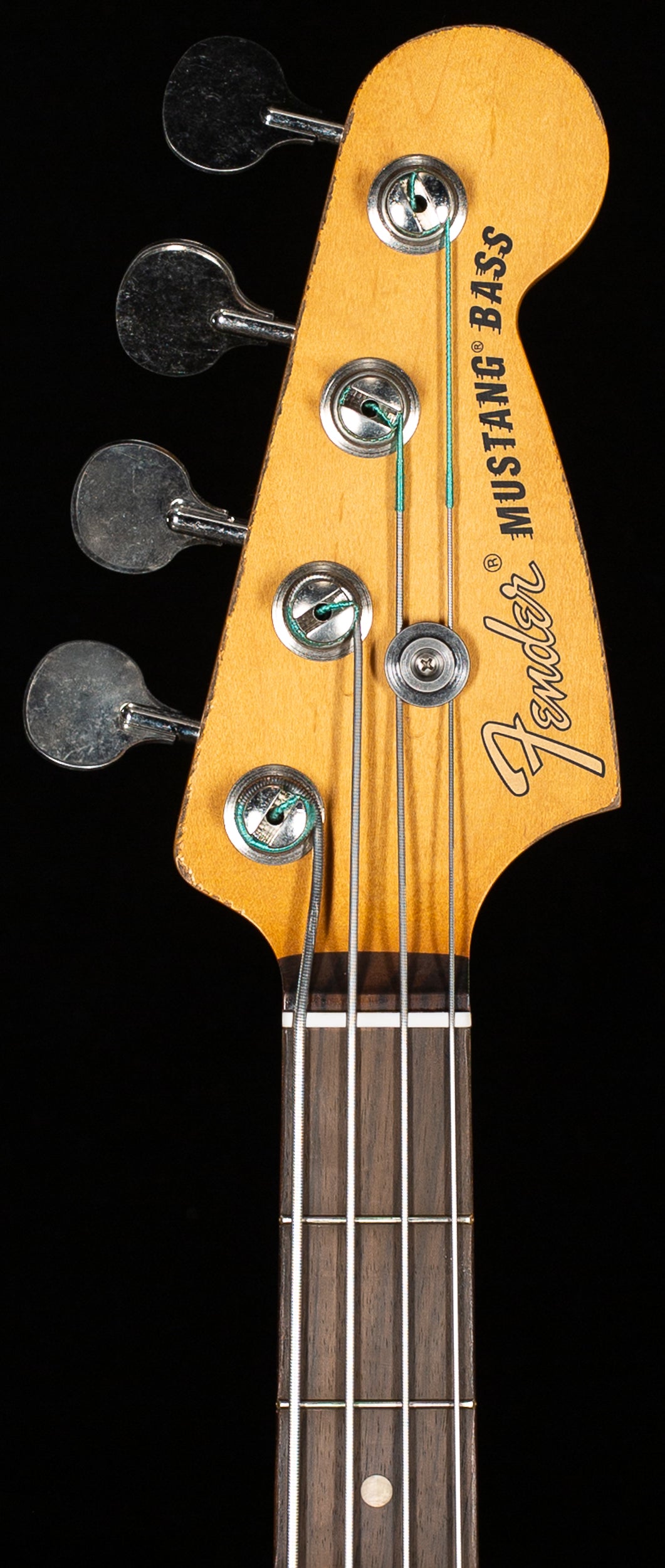 Fender JMJ Road Worn Mustang Bass Rosewood Fingerboard Faded Daphne Blue (424)